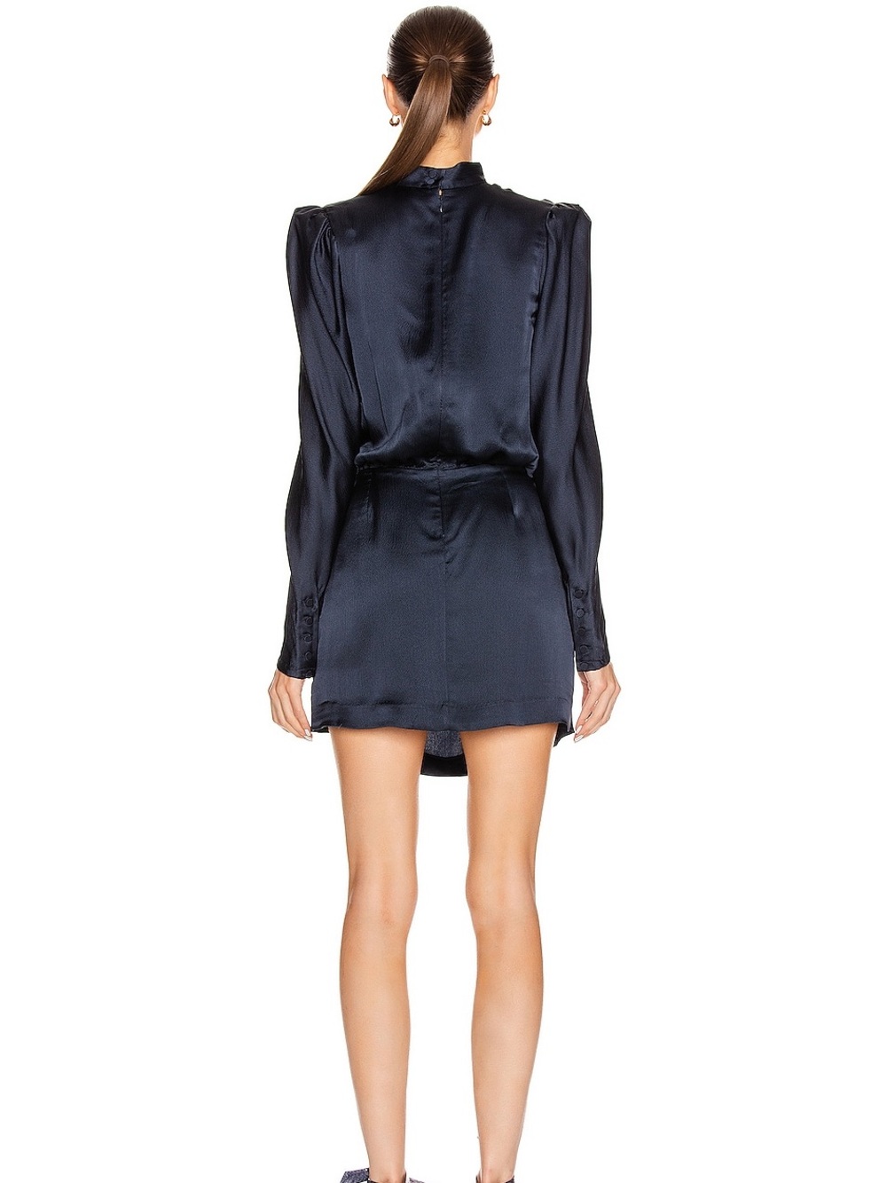 FRAME Satin Dress | Size M - Picture 3 of 8